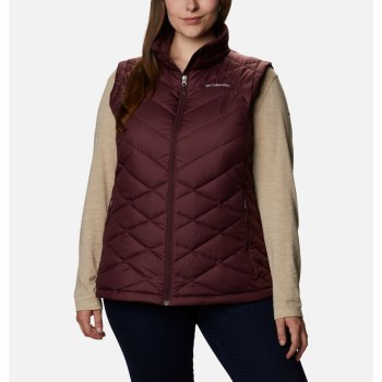 Columbia Gilet Dames, Heavenly Plus Size Bordeaux, 60MWIULNE